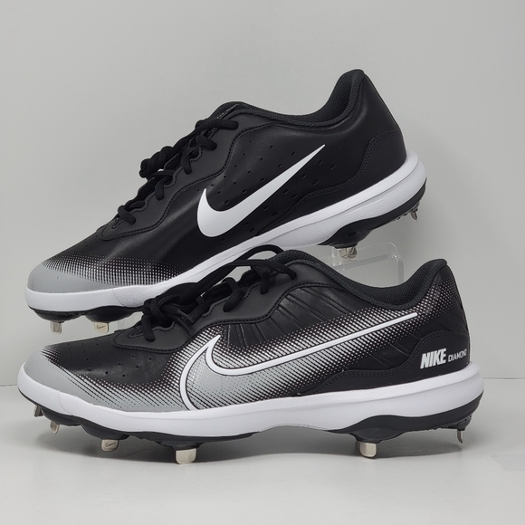 Nike Alpha Huarache Varsity 4 Low Men\'s Baseball Cleats DJ6516-010 Size 14 New main image 7